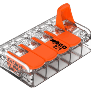 Wago 221-415 - Conectores De Empalme De 5 Conductores (30pz)