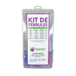 Kit de Ferrules (Terminales Tubulares) Cal. 20-6 AWG