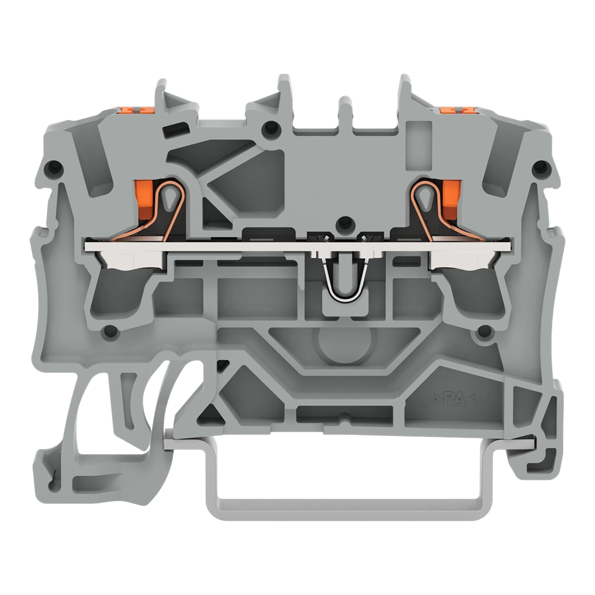 WAGO 2202-1201 Borna de paso para 2 conductores