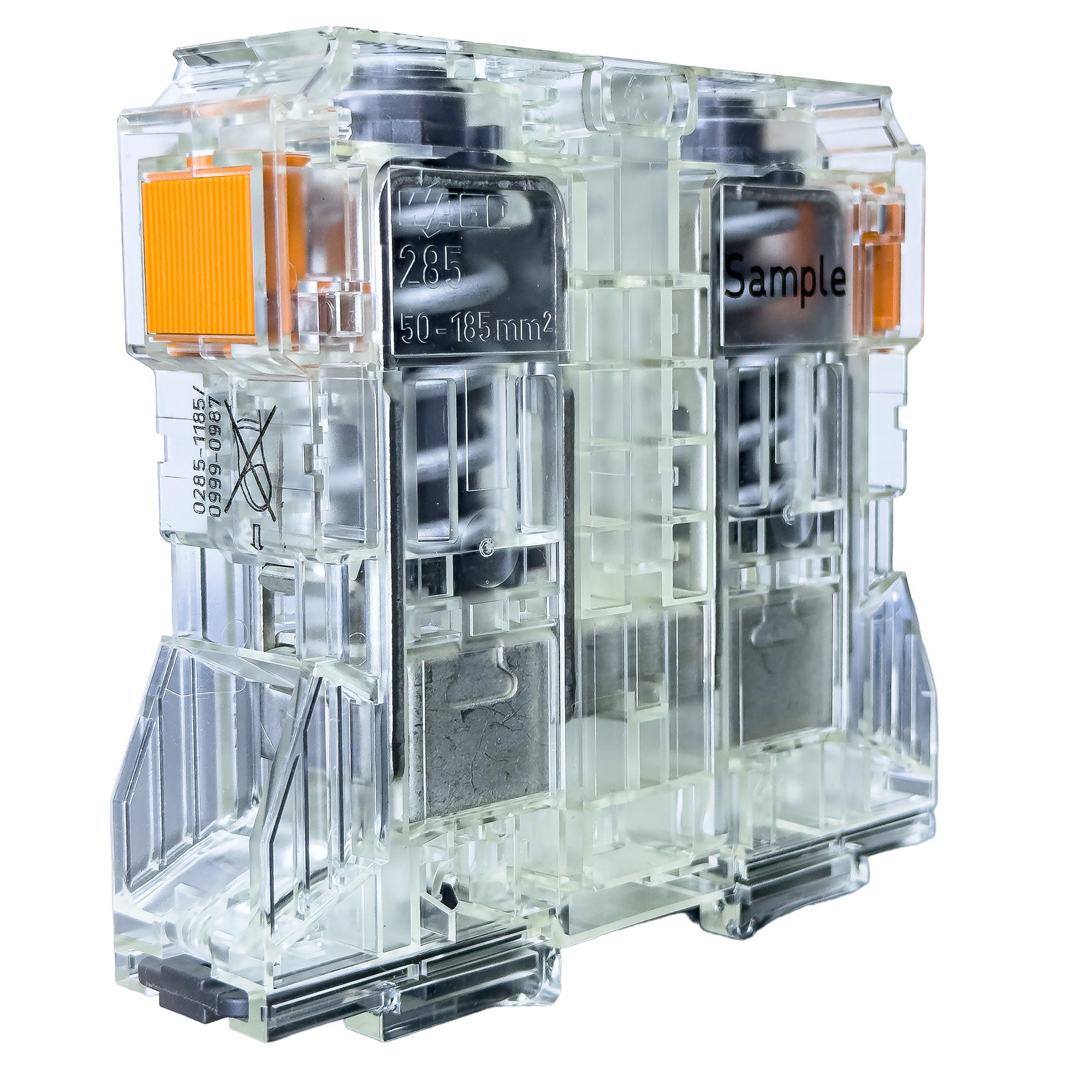 WAGO 285-1185/999-987 BORNA DE PASO 2 CONDUCTORES