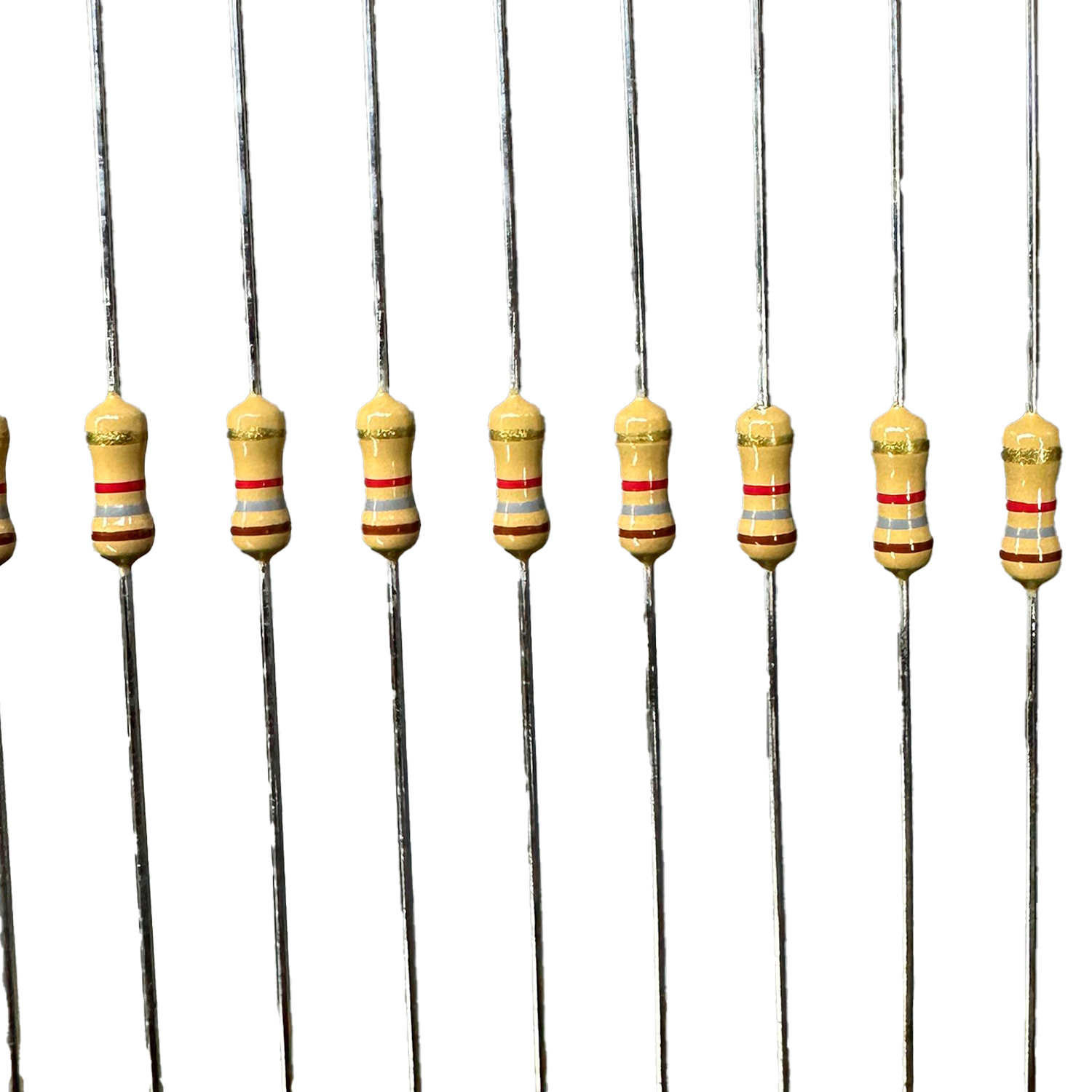 100 Resistencias De Carbón 1.8 Kohm 1/4