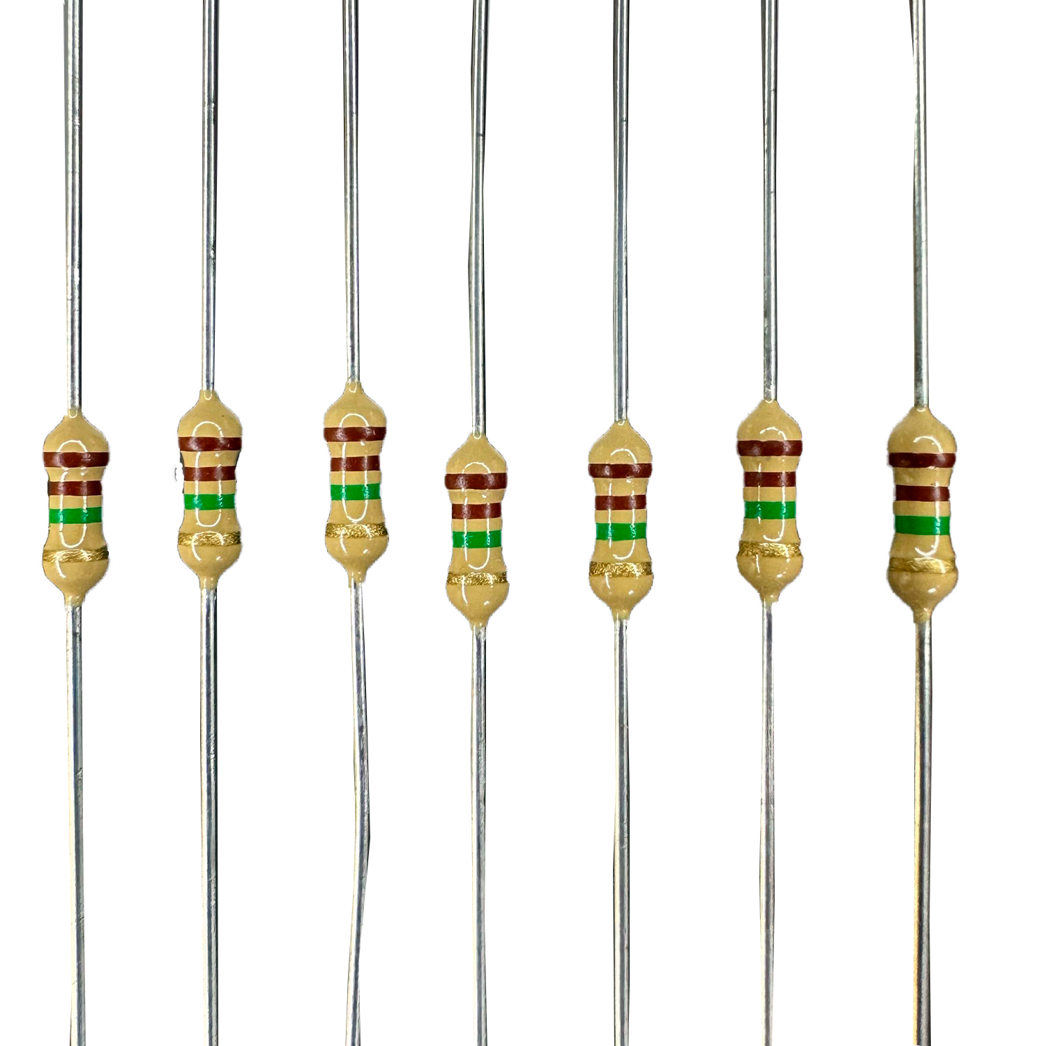 100 Resistencias De Carbón 1.1 Mohm 1/4