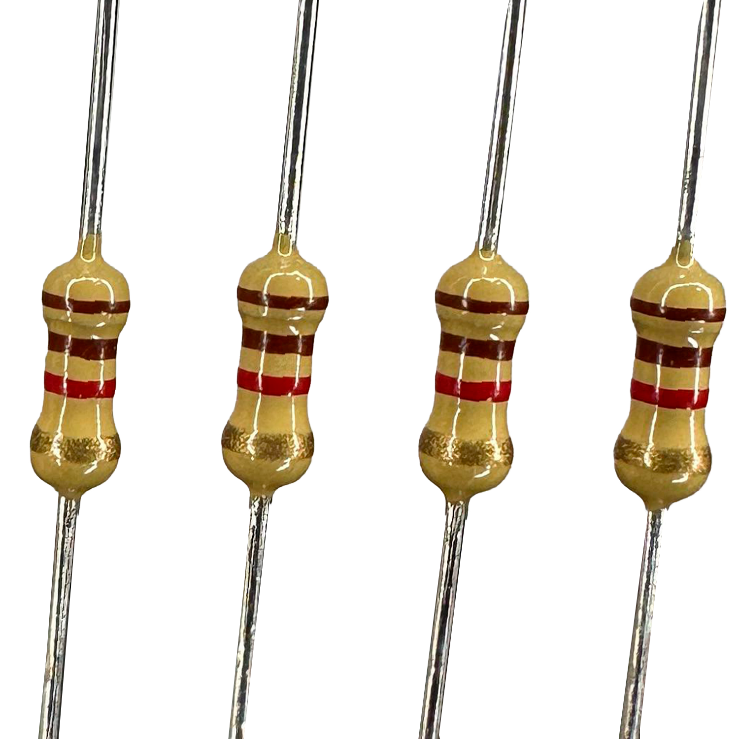 100 Resistencias De Carbón 1.1 Kohm 1/4 5%