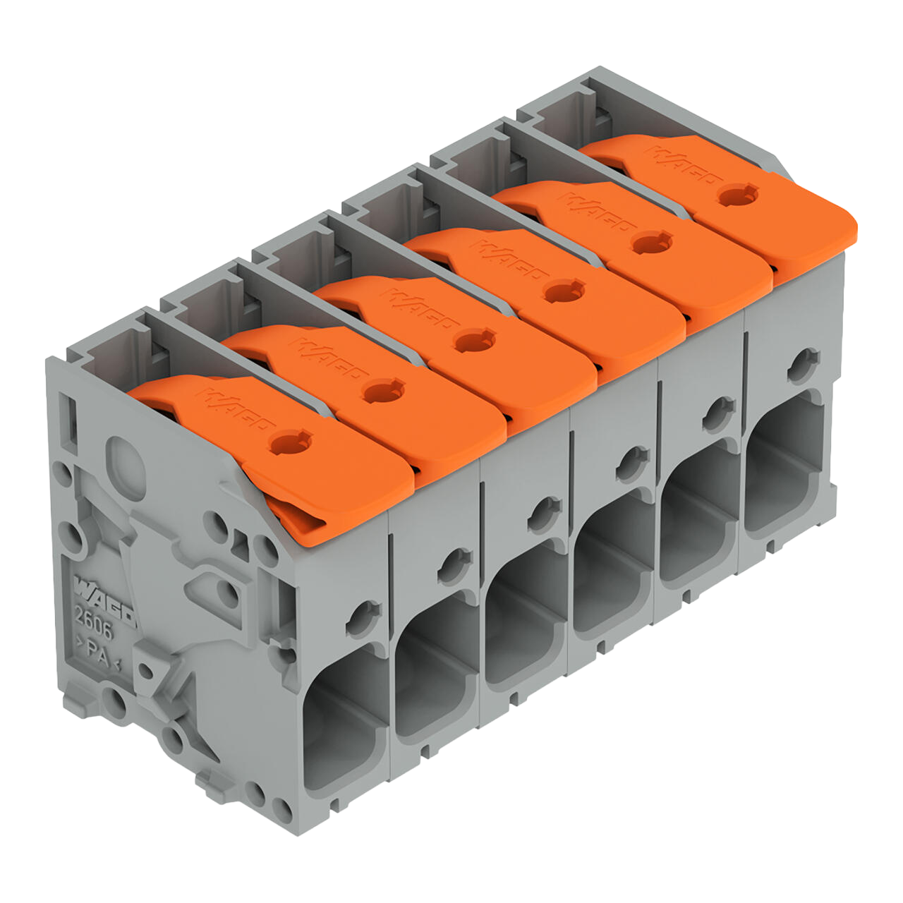 Borna para placas de circuito impreso WAGO 2606-1106