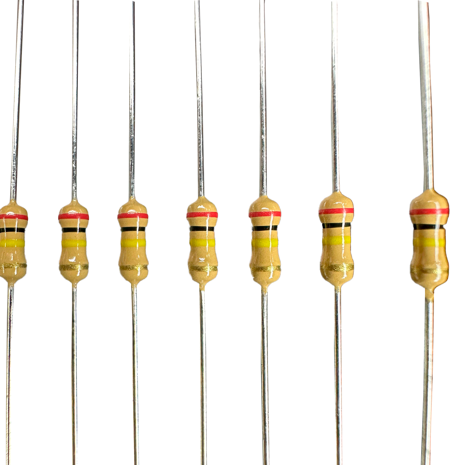 100 Resistencias De Carbón 200 Kohm 1/4 5%