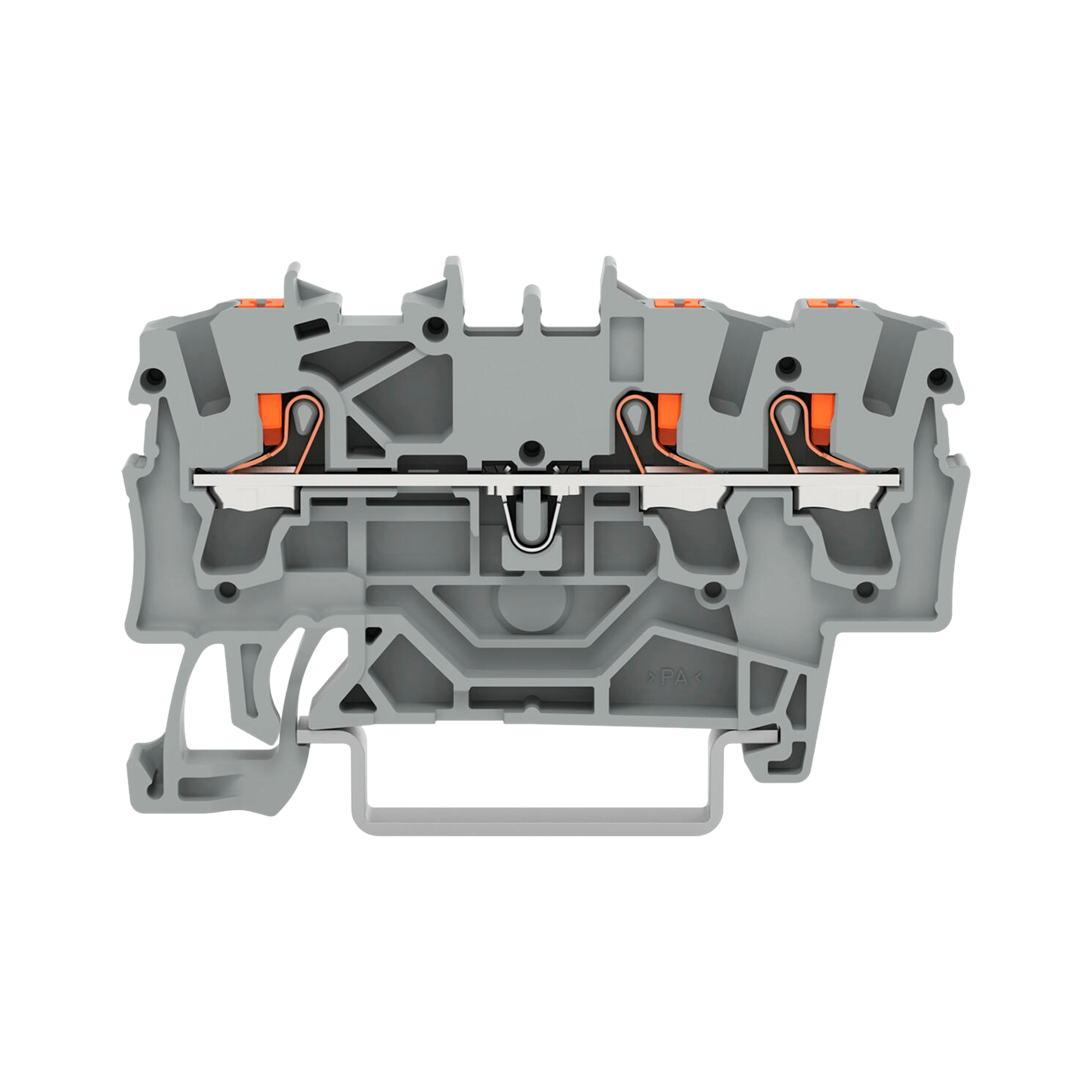 Borna de paso para 3 conductores -WAGO 2202-1301