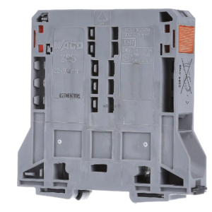 Borna de paso para 2 conductores, POWER CAGE CLAMP (WAGO 285-195)