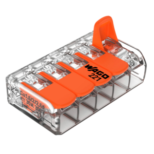 Wago 221-615 - Conectores De Empalme De 5 Conductores (30pz)