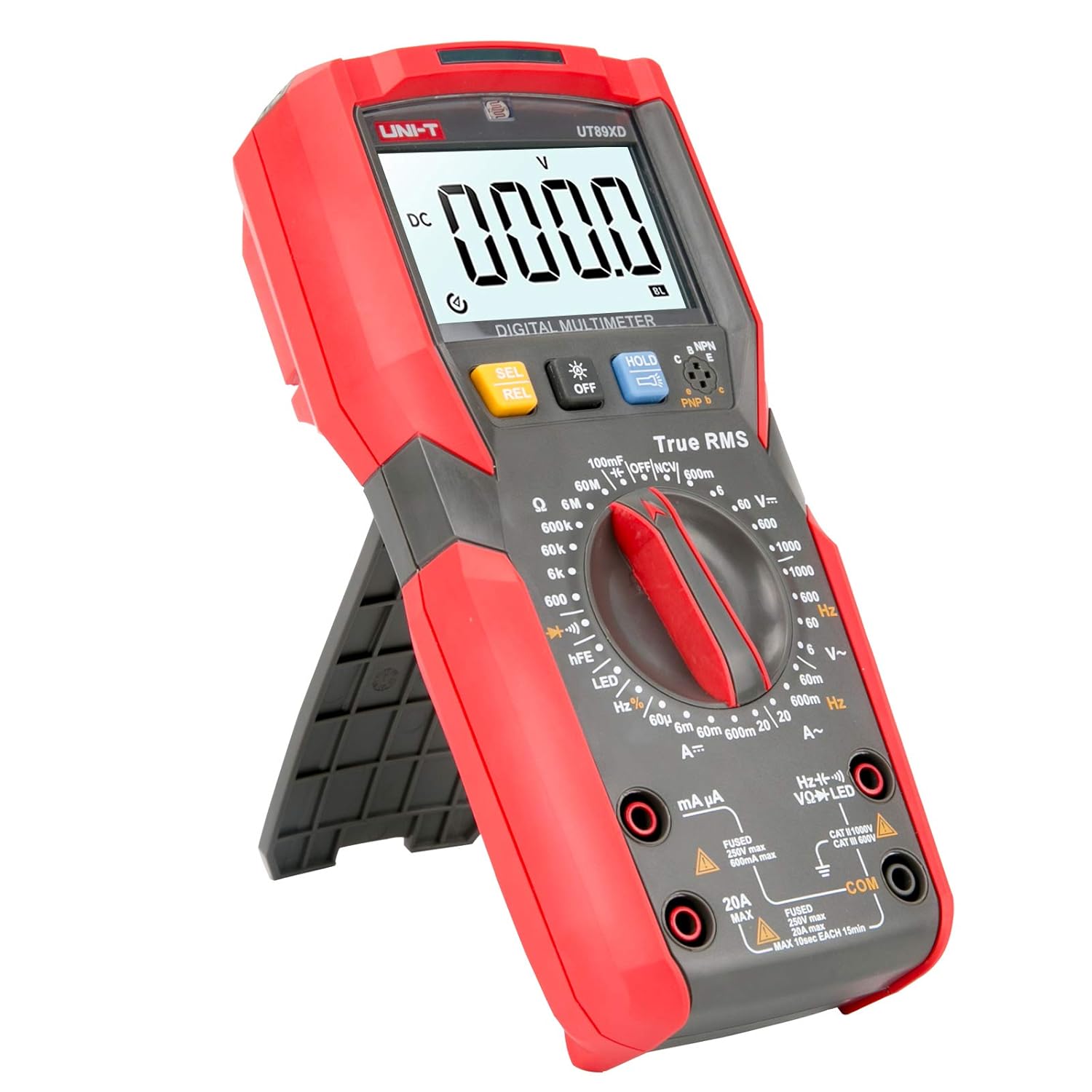 MULTIMETRO DIGITAL 1000V 20A 60M UNIT UT-89X - Image 3